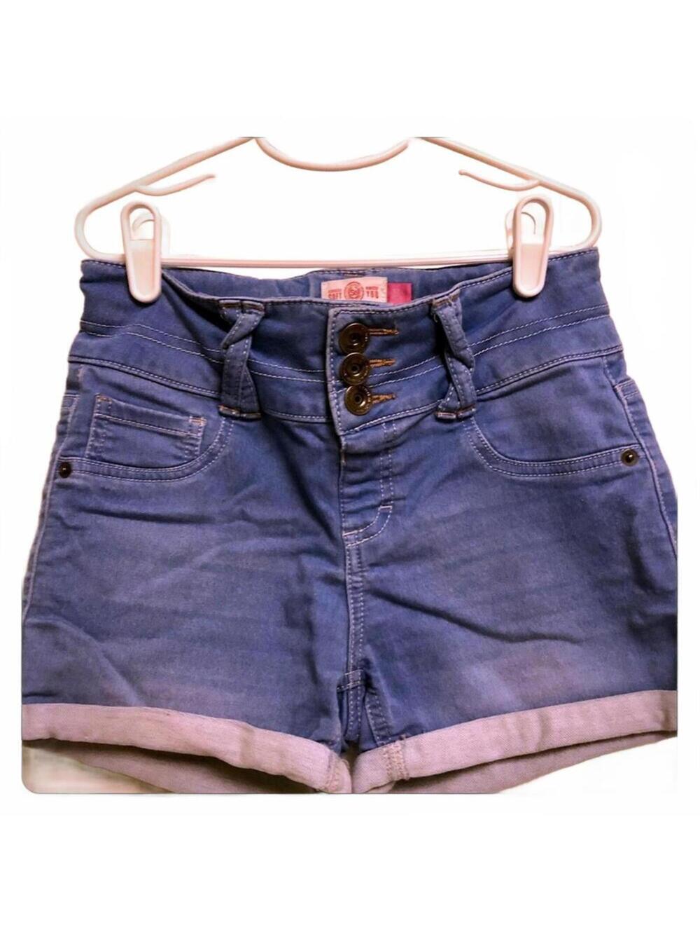 SO Blue Denim Girls 12 Shorts High Waist Jean Shorts